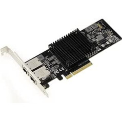 Kalea Informatique PCIe Ethernet 10G / 5G / 2.5G NBase-T Controller Card - 2 Ports - RJ45 - Chipset X550AT2