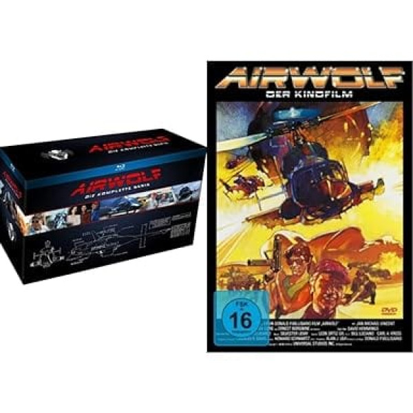 Airwolf - Die komplette Serie [Blu-ray] (exklusiv bei Amazon.de) & Airwolf - Der Kinofilm