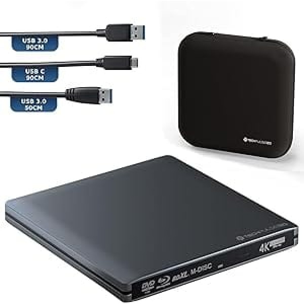 Blu-ray Writer USB 3.0 saraksta 3. versija