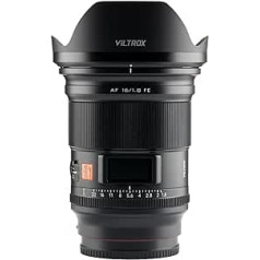 VILTROX 16 mm F1.8 autofokusa objektīvi Sony E Mount kameru objektīviem Standarta kameru objektīvi FE lielas apertūras platleņķa objektīvs Savietojams ar Sony a7 a7C a7III a7RIII a7RIV a7RV a9 a6100