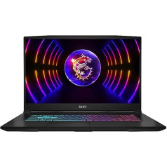 MSI Katana 17 B13VGK-671 | Spēļu klēpjdators | 43,9 cm (17,3 collas) FHD | Intel Core i9-13900H | 16 GB DDR5-5200 | 1 TB GB SSD | NVIDIA® GeForce RTX™ 4070 | Windows 11 H, melns