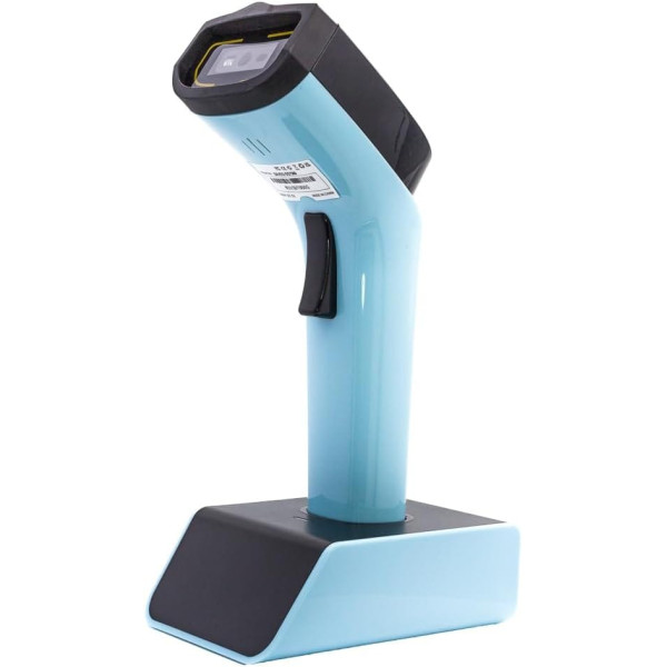 Saveo Scan DS Series 2D 2.4G Wireless Barcode Scanner, High Performance 1D and 2D CMOS Scan Engine, 2.4G Wireless Connection, LED Status Indicator, Audible Beeper, IP54 Rated with a Durable Design