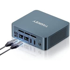 Mini PC Dual LAN 12th Gen Intel Alder Lake-N100 procesors (līdz 3,40 GHz) Green G5 Mini Computer 11 Pro, 16G DDR5 4800Mhz 500G M.2 NVME PCIE SSD Mini Desktop PC, Dual HDMI, WiFi 6, BT 5.2, USB3.