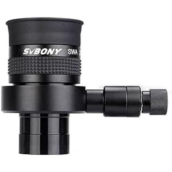 Svbony SV152 Eyepiece 1.25 Inch 20 mm Adjustable Illuminated Crosshair Eyepiece Single Reticle 70 Degree Ultra Wide Angle Eyepiece for Astrophotography