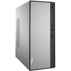 Lenovo IdeaCentre 90RX008NES 5 Gen 6 galddators (AMD Ryzen 5600G, 16 GB RAM, 512 GB SSD, bez operētājsistēmas) Pelēka