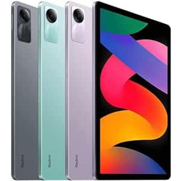 Xiaomi Redmi Pad SE Tikai WiFi 11 collu Octa Core 4 skaļruņu globālais ROM Dolby Atmos 8000mAh Bluetooth 5.3 8MP + Dual USB 33W automašīnas ātrais lādētājs (Mint Green Global, 256GB + 8GB)