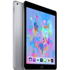 Apple iPad 9.7 (6. Gen) 128 GB Wi-Fi — Space Grau (Generalüberholt)