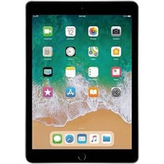 Apple iPad 9.7 (5. Gen) 128 GB Wi-Fi + mobilais — Space Grau — Entriegelte (Generalüberholt)