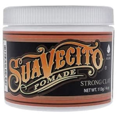 Suavecito Pomade Firme Clay, Глина для волос сильной фиксации для мужчин, матовая глина для волос с легким блеском, помада для причесок с естественной т