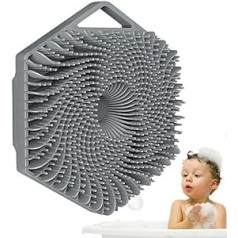 Aizuoni Scalp brush | Hexagonal Shampoo Massager Brush Scrubber | Portable head massage and hair cleansing for hair growth in women and adults Aizuoni