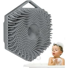 Aizuoni Suka galvas ādai | Hexagonal Shampoo Massager Brush Scrubber | Portatīvā galvas masāža un matu attīrīšana matu augšanai sievietēm un pieaugušajiem Aizuoni