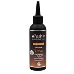 Ahuhu THICKENING Caffeine Tonic (100 ml) - Revitalising Hair Tonic with Strengthening Organic Caffeine, Strengthens & Strengthens Hair from the Root, Suitable for All Hair Types & Also Suitable for