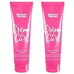 Umberto Giannini Creme de Curl Control Cream, веганский крем для контроля локонов без жестокости, 150 мл, 2 шт. в упаковке