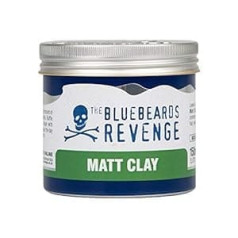 The Bluebeards Revenge , tekstūru veidojošs matu veidojošs matēts māls vīriešiem, vidēja noturība, zems spīdums un matēta apdare, 150 ml