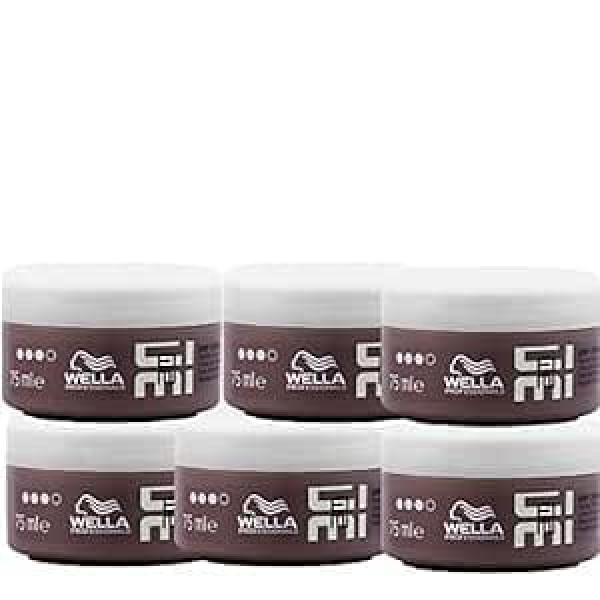 Wella EIMI Grip Cream 6 x 75 ml Styling Texture Molding Paste Professionals