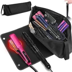 BABORUI Large Hair Tools Travel Bag, melna, Travel