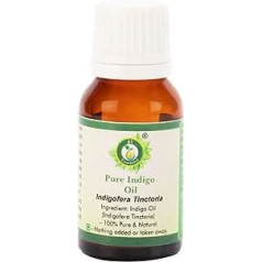 R V Essential Pure Indigo Oil 50 ml (1.69 oz) - Indigofera Tinctoria (100% Pure and Natural) Pure Indigo Oil