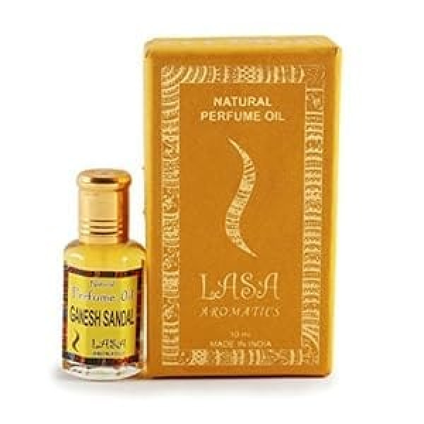 Glamorous Hub Lasa Ganesh sandales 100% vegānu un tīras smaržas smaržu eļļa 10 ml smaržu eļļa aromterapija