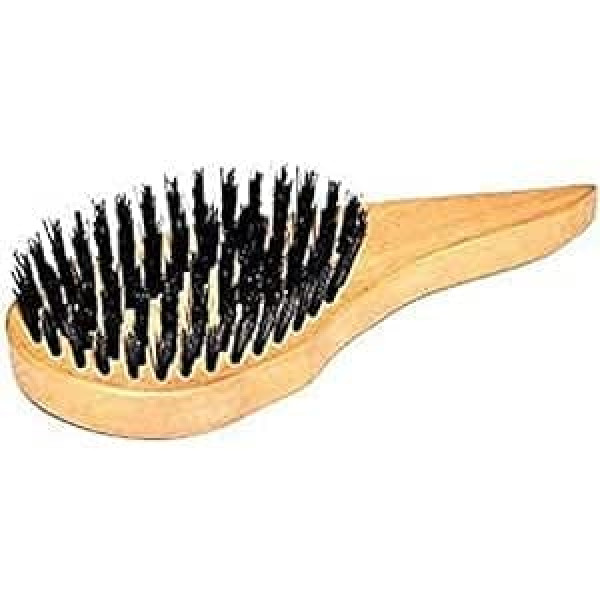 Keller long hair care brush made of pear wood, pack of 1 (1x 1 piece)