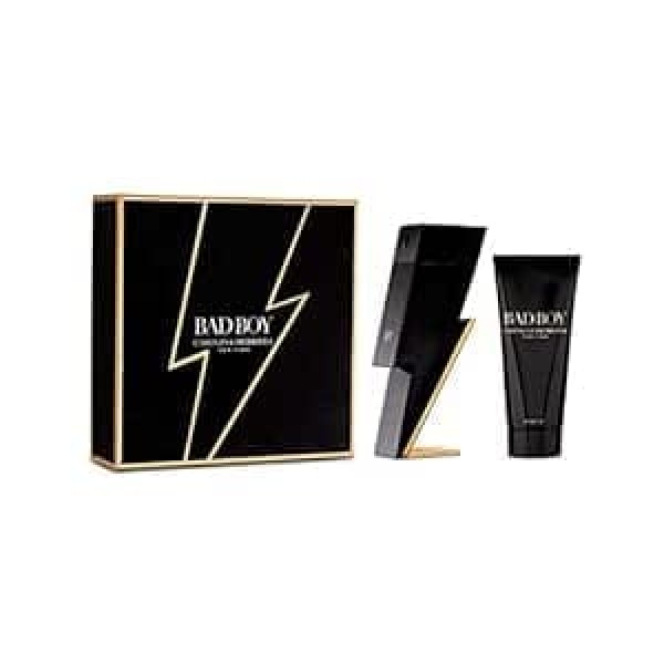 Carolina Herrera Bad Boy tualetes ūdens + dušas želeja matiem un ķermenim 100 ml