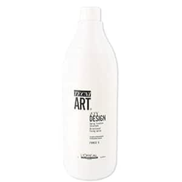 L'oréal Professionnel TecniART Fix Design, Directional Fixing Spray Vapo Hair Spray, Hold Level 5, Refill Bottle, 1000 ml