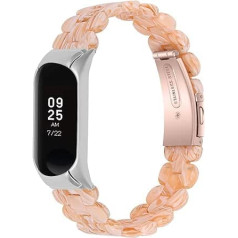 Mi Band 6 sveķu siksna, MVRYCE 5,7–8,0 collu maiņas siksna, viegla ovāla sveķu siksna, ātri noņemamas rokassprādzes, savietojams ar Mi Band 5/Mi Band 6, iekļauts metāla rāmis