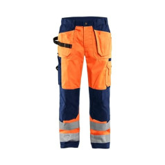 Blaklader 15331860 Hose mit hoher Sichtbarkeit, Orange/Marineblau, grootte D132