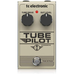 TC Electronic TUBE PILOT OVERDRIVE 12AX7-bestücktes echtes Röhren-Overdrive-Pedal mit warmem und ausdrucksstarkem Sound