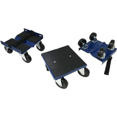 Shepherd Hardware 9298 Schneemobil Dolly Set, 1000-lb Tragkraft