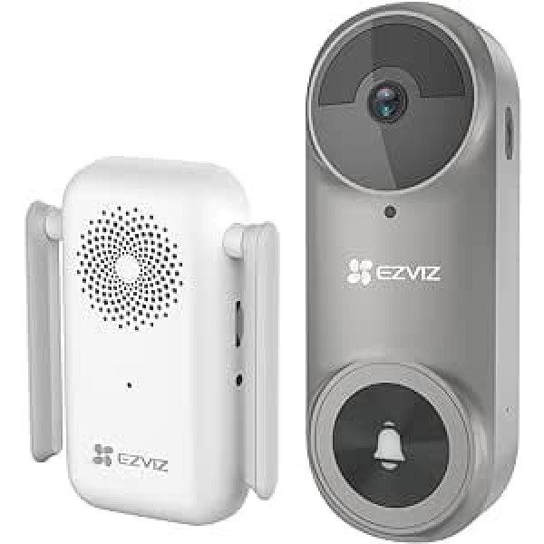 DB2 Battery Doorbell 2K pelēks