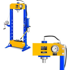 Hidrauliski-pneimatiskā darbnīcas prese 50T 624 bar MSW WP-50T-P