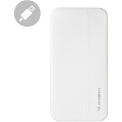 Powerbank Li-Po 10000мАч 2xUSB белый