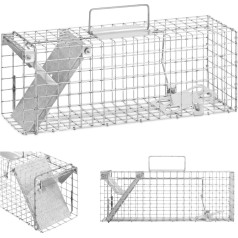 Dzīvs slazds caunām žurkām lapsām 48,5 x 15,5 x 19 cm acs 25 x 25 mm