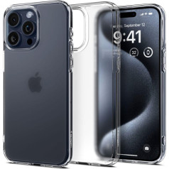 Spigen Ultra Hybrid futrālis iPhone 15 Pro caurspīdīgs