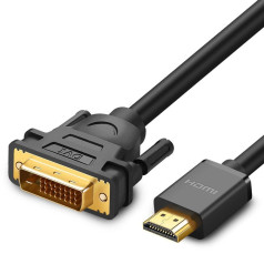 Adaptera kabelis DVI - HDMI FHD 60Hz 1,5m melns
