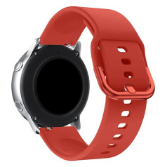 Universāla silikona siksniņa viedpulkstenim Silicone Strap TYS, platums 20mm, sarkans