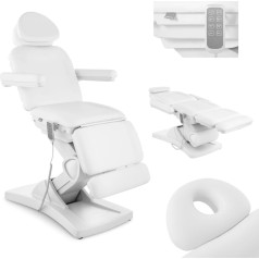 BOLZANO spa kosmētikas tattoo masāžas krēsls - balts