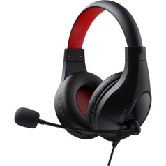 HAVIT wired headphones HV-H2116D on-ear with microphone black-red