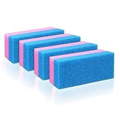 Anapoliz Pumice Sticks Set, Double Sided Extra Coarse Exfoliating Foot File, Heel & Foot Scrubber, Pumice Sponge, Foot Pad, Callus Remover, Synthetic Pumice Stone for Dry Skin, Pedicure, 4 Pieces
