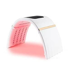 Foreverlily 7 Colour LED Face Light Therapy Mask, PDT Portable Photon Therapy Mask, Skin Rejuvenation LED Mask, Skin Firming Face Mask for Blackhead Spot Redness Wrinkles Anti-Ageing