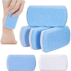 Alhwxch2 Pack of 4 Double-Sided Pumice Stones Feet Pumice Stone Natural Pumice Stone Lava Foot Pumice Stone Feet Callus Remover Dead Skin Callus Remover Pedicure Tools for Hard Skin for Feet Hands Body