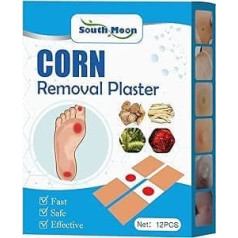 Coniya Pack of 12 Corn Removal Plasters Active Ingredients Square Shape Removal of Corns Restore the Skin