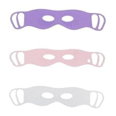 ‎Minkissy minkissy Pack of 6 Divpusējās acu maskas Silikona acu pārklājums Karstās aukstās acu maskas Novērš acu plankumus, Sejas masāžas maskas, Ledus acu maskas, Grain Travel Silica Gel kompresija