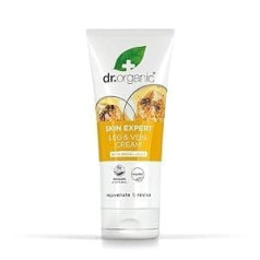 Dr. Organic Dr Organic Skin Expert krēms kājām un vēnām ar organisko peru pienu, mitrinošs, smagas kājas, dabisks, veģetārs, bez cietsirdības, bez parabēniem un SLS, pārstrādāts un pārstrādājams, 200 ml, iepakojums var atšķirties