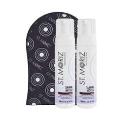 St. Moriz Self-tanning Mousse Dark 2 x 200 ml - 1 x St. Moriz aplikators