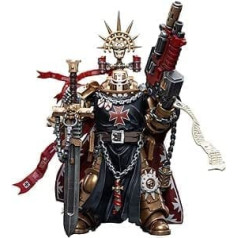 HiPlay JoyToy Warhammer 40K Black Templars High Marshal Helbrecht 1:18 Mērogs kolekcionējama darbības figūra