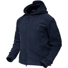 MAGCOMSEN Men's Military Tactical Warm Fleece Jacket with Hood