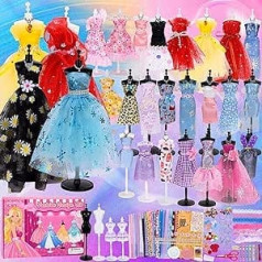 600+ модных дизайнерских наборов для рукоделия для девочек, наборы для шитья художественной одежды, детские обучающие игрушки для творчеств