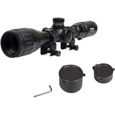 Goetland 3-12 x 40 AO Rifle Scope Red & Green Point Reticle with Mounting Rings