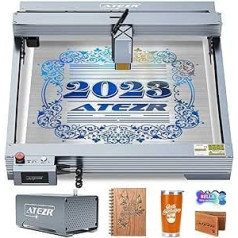 ATEZR P20 Plus 120 W Laser Engraving Machine with Air Support, 20-24 W Laser Power Laser Cutter and Engraver, 1849 cm² Large Working Area Laser Engraving Machine for Wood/Metal/Glass etc.